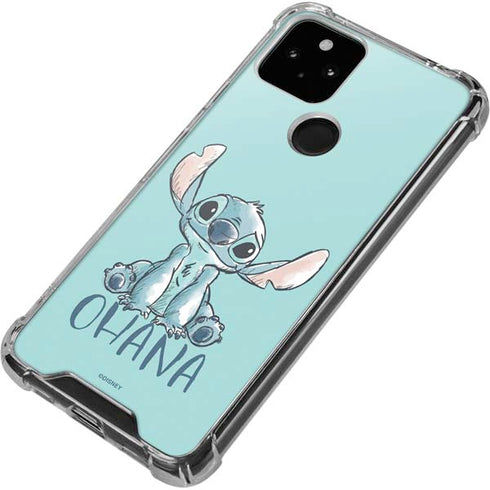 Disney Lilo and Stitch Ohana Google Pixel 5a 5G Clear Case